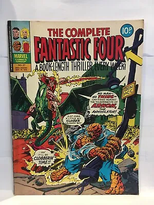 Buy Complete Fantastic Four #19 VG Marvel UK British Comic Magazine • 2.95£