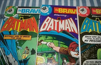 Buy Lot Of 3 Whitman Variants BRAVE And The Bold #151, 152 & 155 From 1979 In Low Gr • 15.80£