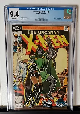 Buy Uncanny X-Men 145 CGC 9.4 Doctor Doom Marvel Comics 1981 • 59.16£
