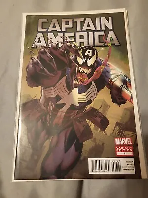 Buy Marvel Comics Captain America #7 Venomized Perkins Variant 1:50 2012 • 142.31£