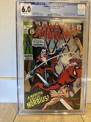 Buy Amazing Spider-Man #101 -Marvel 1971 CGC 6.0 1st Appearance  Of Morbius! White P • 386.29£
