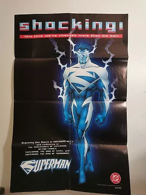 Buy Superman 123 Shocking! 1997 Promo Poster DC Comics 34x 22 • 14.97£