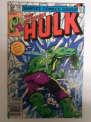 Buy Incredible Hulk #262 Aug 1981 /1st Appearance Of Glazier • 5£