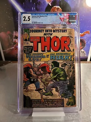 Buy Journey Into Mystery #112 CGC 2.5 - Thor Vs The Hulk  • 345£