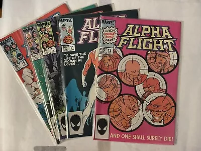 Buy Alpha Flight #11 To #15 (5 Consecutive Comics Set - MARVEL 1984) NM/MT • 23.99£