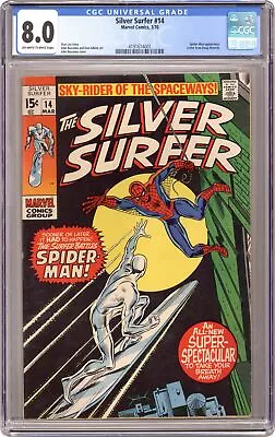 Buy Silver Surfer #14 CGC 8.0 1970 4191614001 • 229.28£