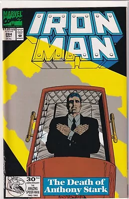 Buy Iron Man #284 The Death Of Anthony Stark (Marvel Comics, 1992) • 3.95£