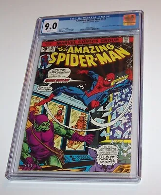 Buy Amazing Spiderman #137 - Marvel 1974 Bronze Age Issue - CGC VF/NM 9.0 • 138.30£