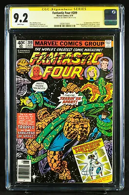 Buy FANTATIC FOUR #209 (Marvel 1979) CGC 9.2 NM- First H.E.R.B.I.E. THE ROBOT!!! • 479.71£