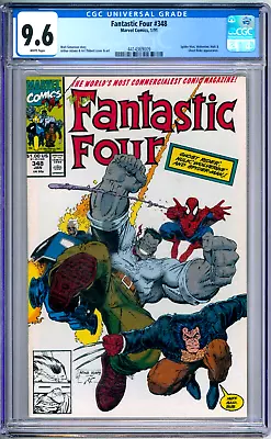 Buy Fantastic Four 348 CGC Graded 9.6 NM+ Marvel Comics 1991 • 40.17£