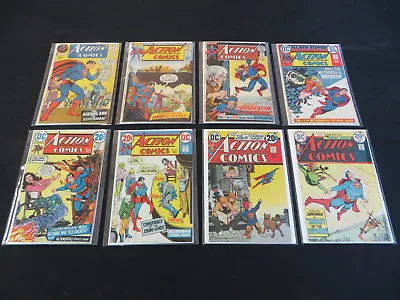 Buy Action Comics #410 412 413 415-417 425 432 8 Issue Bronze Comic Lot Superman • 47.39£