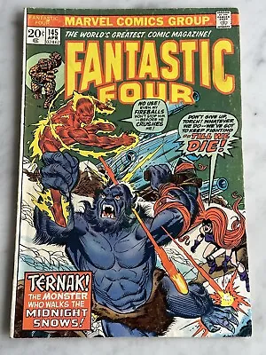 Buy Fantastic Four #145 - Buy 3 For Free Shipping! (Marvel, 1974) AF • 6.84£