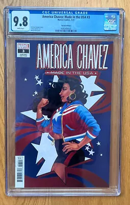 Buy America Chavez Made In The USA #3 Variant Edition Cover CGC 9.8 • 43.48£