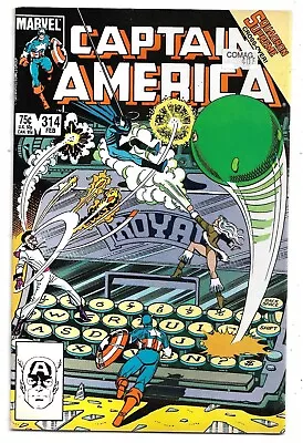 Buy Captain America #314 Squadron Supreme Cross-over! VG/FN (1986) Marvel Comics • 2£