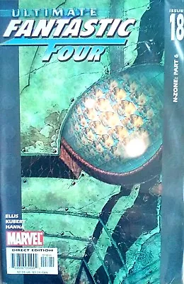 Buy ULTIMATE FANTASTIC FOUR # 18: N-Zone / Part 6 Vintage US Marvel Comic Book) V.G • 3.89£