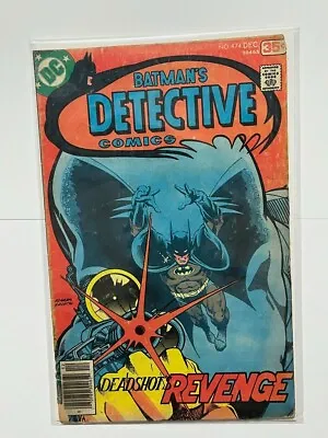 Buy BATMAN'S DETECTIVE COMICS #474 - December 1977 - 1st Modern Deadshot  | Combined • 47.49£