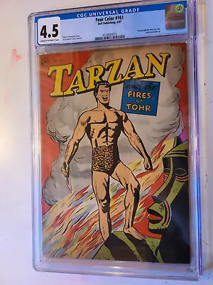 Buy Four Color Comics # 161 Tarzan And The Fires Of Tohr Dell 1947 Cgc 4.5 • 233.23£