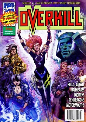 Buy Overkill # 4 Marvel UK Sci-Fi Magazine    5th June 1992 • 4.95£