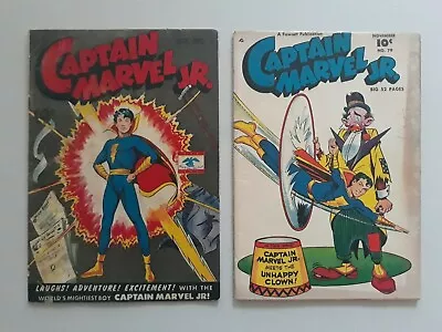 Buy Captain Marvel Jr 33, 79 Fawcett Comics 1945,  1949 • 130.65£