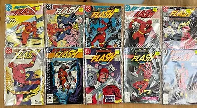 Buy FLASH VOL 2 #  1-10  (1987)  - DC COMICS Wally West Post Multiple Key Issues • 4.99£