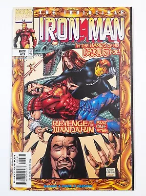 Buy INVINCIBLE IRON MAN Issue #9 Marvel Comics 1998 BAGGED AND BOARDED • 3.21£