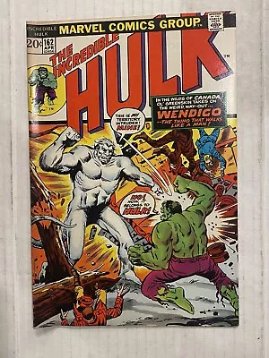Buy Incredible Hulk 162 (1973) Marvel 1st App Of Wendigo : Spine Curl / Foxing • 59.52£