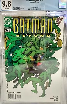 Buy Batman Beyond #16 CGC 9.8 White Pages DC 2001 Comic Book • 99.65£