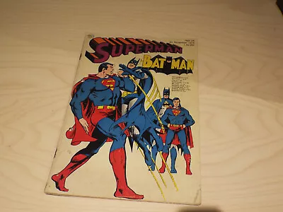Buy EHAPA COMIC / SUPERMAN BATMAN Issue 24 Of 1974 • 8.60£