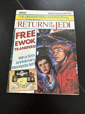 Buy Star Wars Return Of The Jedi Marvel UK 11th May 1985 Issue 99 • 2.49£