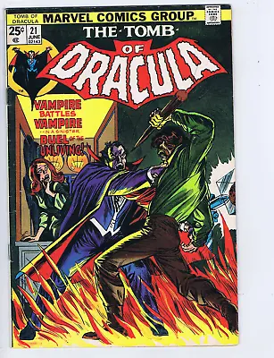 Buy Tomb Of Dracula #21 Marvel 1974 Deathknell ! • 16.06£