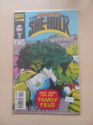 Buy Sensational She-hulk 57 1st One-on-one Battle She-hulk & Hulk 1993 Marvel Comics • 29.95£