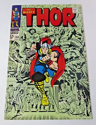 Buy Thor #154 1968 [VF] 1st App Mangog Silver Age Marvel Key Nice High Grade • 145.96£