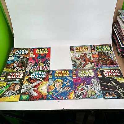 Buy 9x Star Wars Weekly Issues 91-100 (no 93) Marvel Comics Graphic Novels Bundle • 54.99£