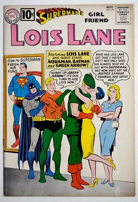 Buy Superman's Girlfriend LOIS LANE #29 1961 Batman Aquaman Green Arrow Cover / App • 182.46£