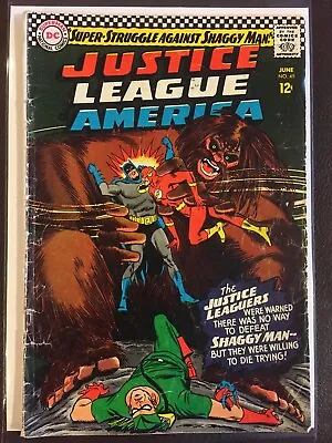 Buy JUSTICE LEAGUE OF AMERICA #45 Shaggy Man, DC Comics 1966 Bag/Board • 2.84£