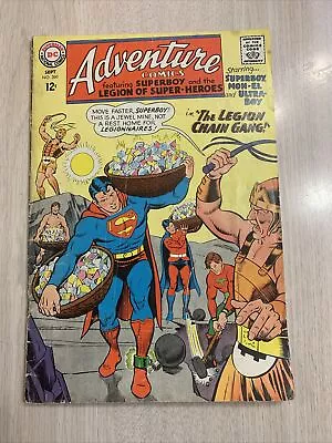Buy Adventure Comics 360 Gd/vg 1967 Legion Chain Gang Of Super Heroes Jim Shooter • 6.40£
