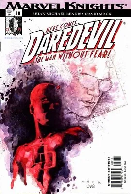 Buy Free P & P; Daredevil #18 (July 2001):  Wake Up  - Bendis, Mack • 4.99£
