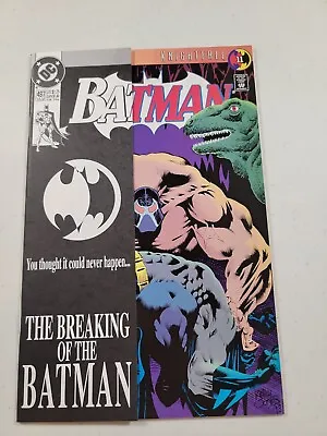 Buy Batman #497 - Bane Breaks Batman's Back ! Knightfall Part 11. DC Comics 1993. • 11.89£