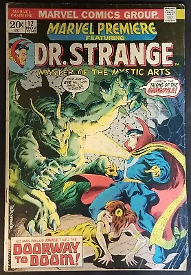 Buy Marvel Premiere #12 Dr. Strange Marvel  Comics  1973 C.1 • 19.99£
