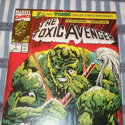 Buy The TOXIC AVENGER #1 Collectors Item Iss. From Apr. 1991 In NM Con. News Stand • 43.81£