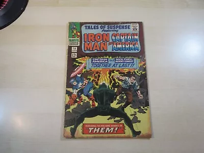 Buy Tales Of Suspense #78 Iron Man Mid Grade Captain America Nick Fury Together • 19.99£