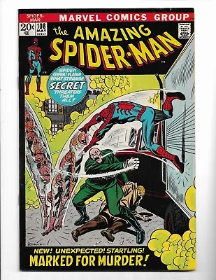 Buy Amazing Spider-man 108 - F- 5.5 - 1st Appearance Of Sha Shan - Gwen Stacy (1972) • 26.42£