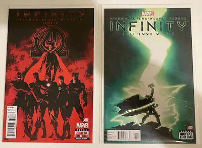 Buy New Avengers 10 Infinity 1st Full Thane Son Of Thanos + Infinity 4 1st Cameo NM • 19.99£