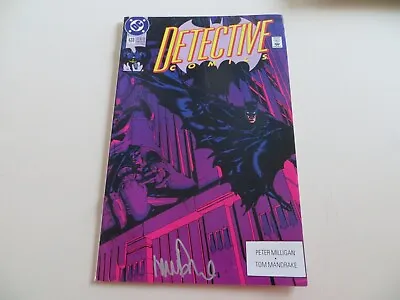 Buy 1991 Dc Batman Detective # 633 Tim Drake & Alfred Signed Tom Mandrake Coa & Poa • 11.85£