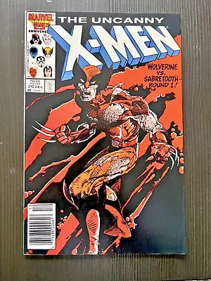 Buy Uncanny X Men 212 Newsstand VF/NM Wolverine Jim Lee Classic Cover • 15.76£