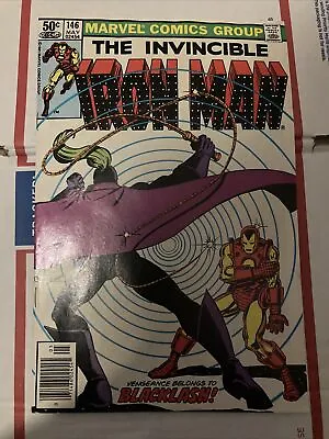 Buy THE INVINCIBLE IRON MAN 146 Marvel Comics Tony Stark Blacklash 1981  • 3.17£