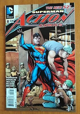 Buy Action Comics #8 - DC Comics Variant Cover 1st Print 2011 Series • 6.99£