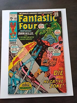 Buy Fantastic Four #109 (1971) Annihilus Appearance Agatha Harkness Cameo • 14.50£