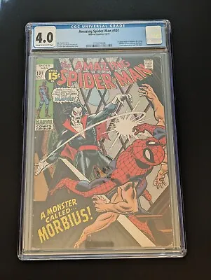 Buy Amazing Spider-Man #101 CGC 4.0 - First Appearance Morbius • 237.51£