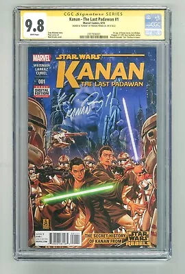 Buy Kanan: The Last Padawan #1 - Signed By Freddie Prinze Jr. (Kanan) - CGC SS 9.8 • 1,034.85£